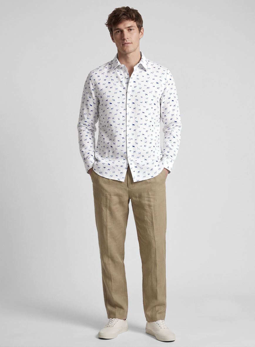 Liberty Hound Linen Shirt - StudioSuits