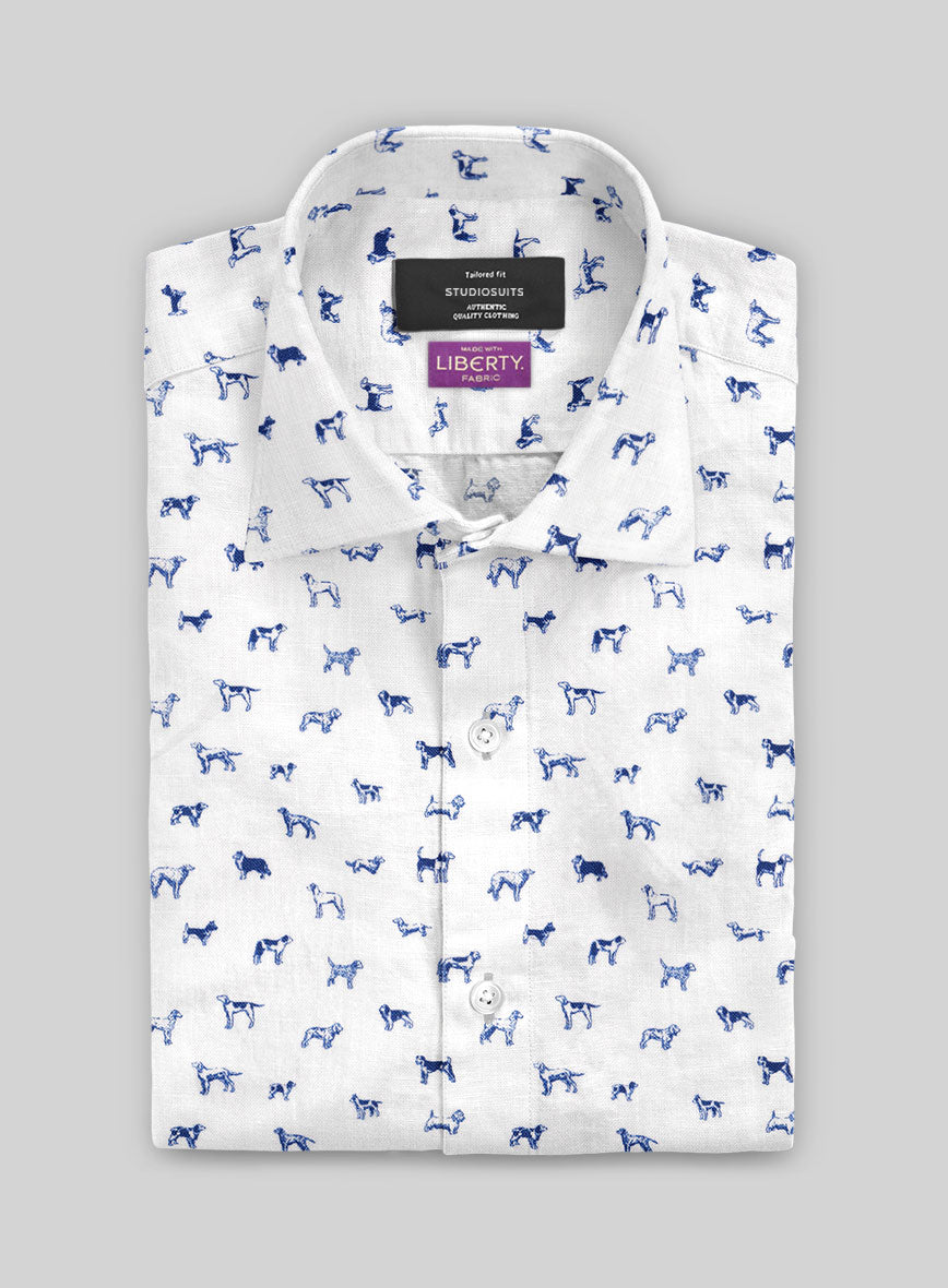 Liberty Hound Linen Shirt - StudioSuits