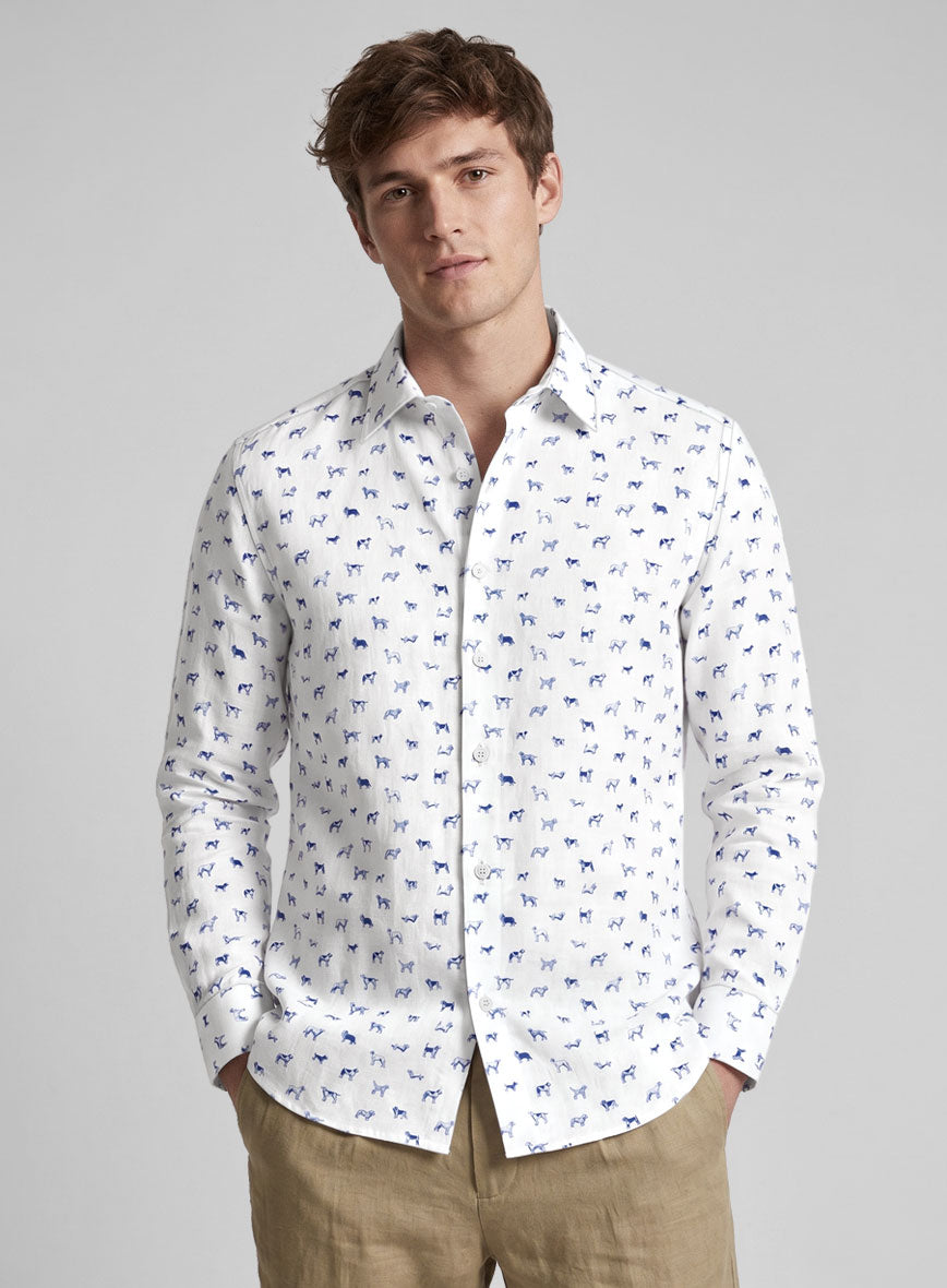 Liberty Hound Linen Shirt - StudioSuits
