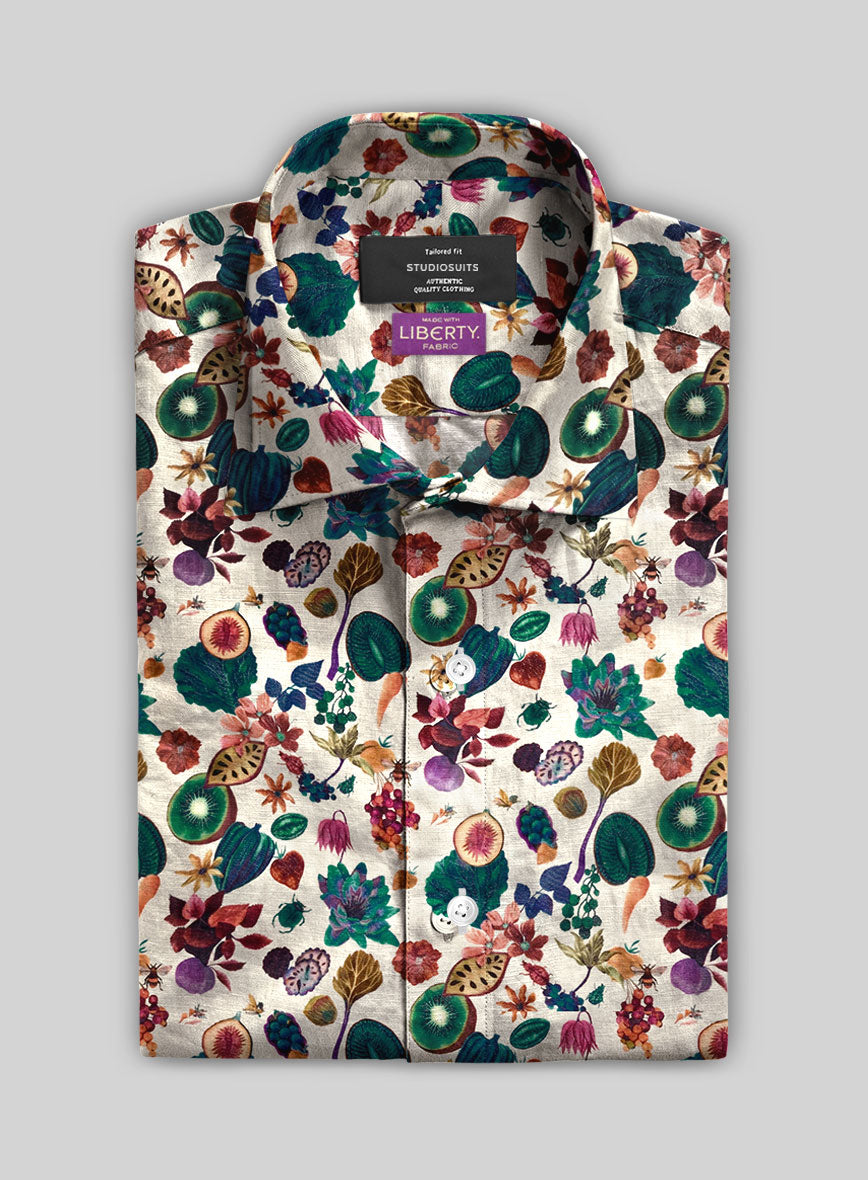 Liberty Paradise Linen Shirt - StudioSuits