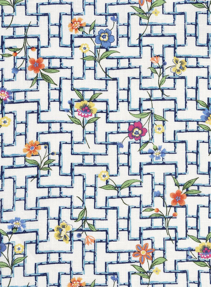Liberty Trellis Linen Shirt - StudioSuits