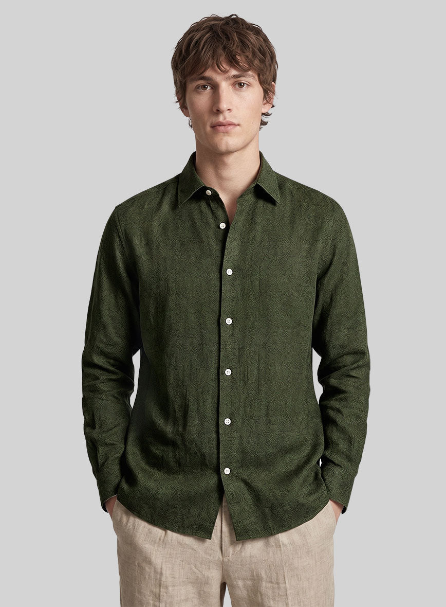 Liberty Verdure Linen Shirt - StudioSuits