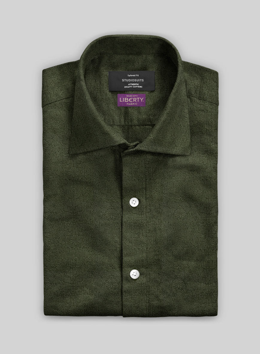 Liberty Verdure Linen Shirt - StudioSuits