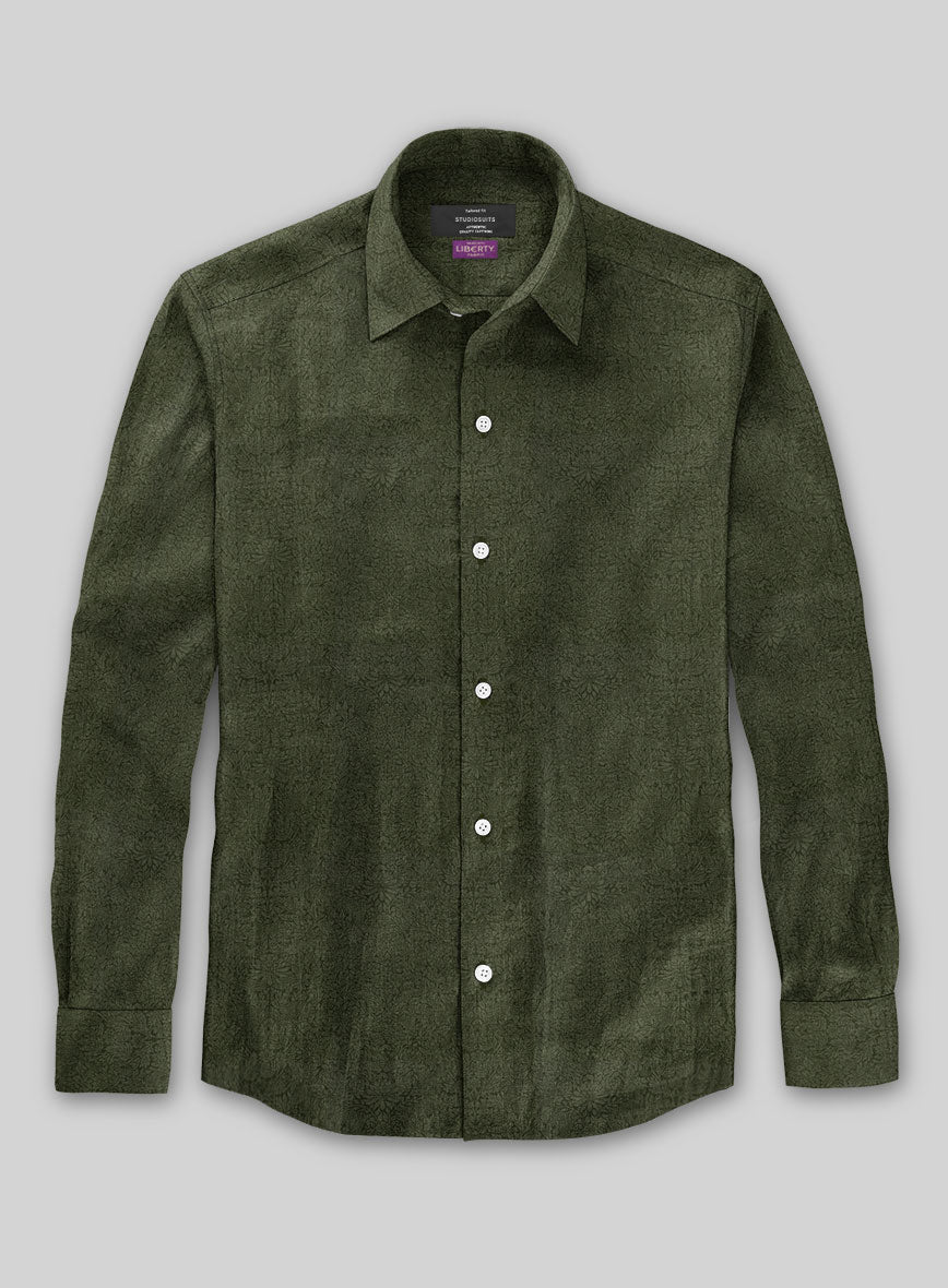 Liberty Verdure Linen Shirt - StudioSuits