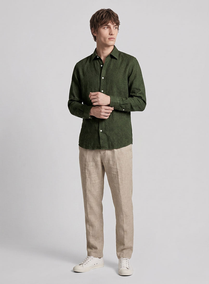 Liberty Verdure Linen Shirt - StudioSuits