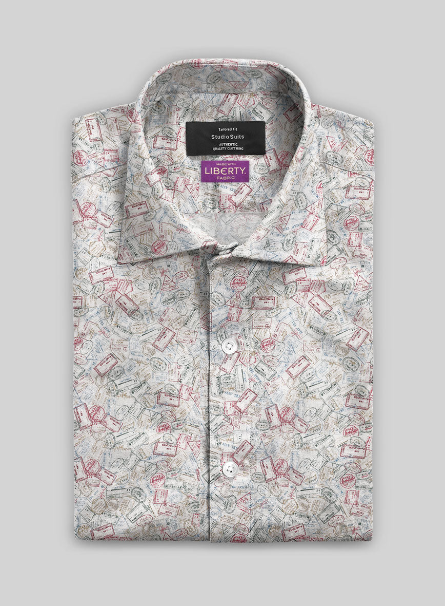 Liberty Voyage Seal Linen Shirt – StudioSuits