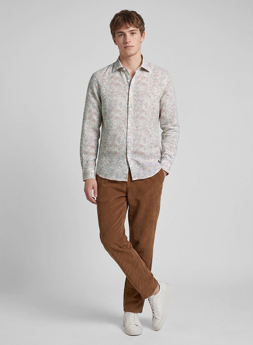 Liberty Voyage Seal Linen Shirt – StudioSuits