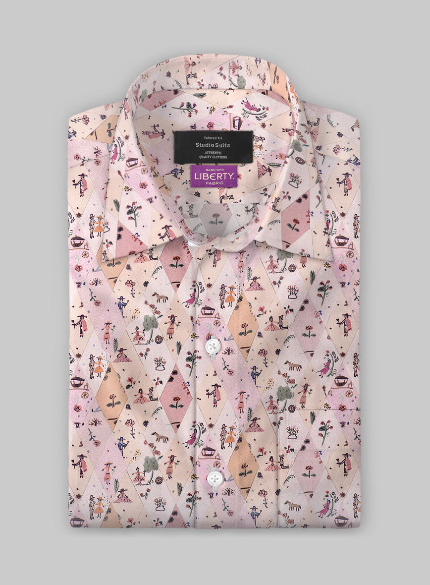 Liberty Ajetan Cotton Shirt - StudioSuits