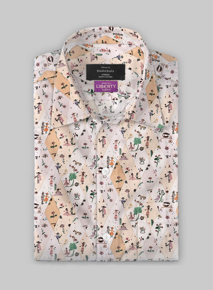 Liberty Teobal Cotton Shirt - StudioSuits