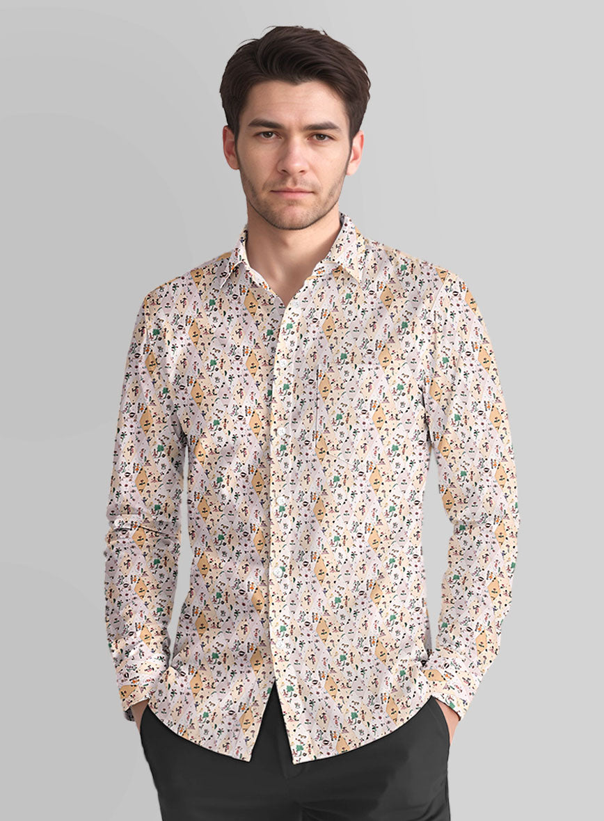 Liberty Teobal Cotton Shirt - StudioSuits