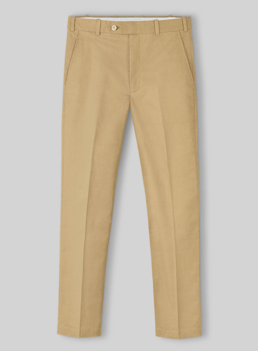 Light Khaki Napoli Stretch Lightweight Cotton Suit - StudioSuits