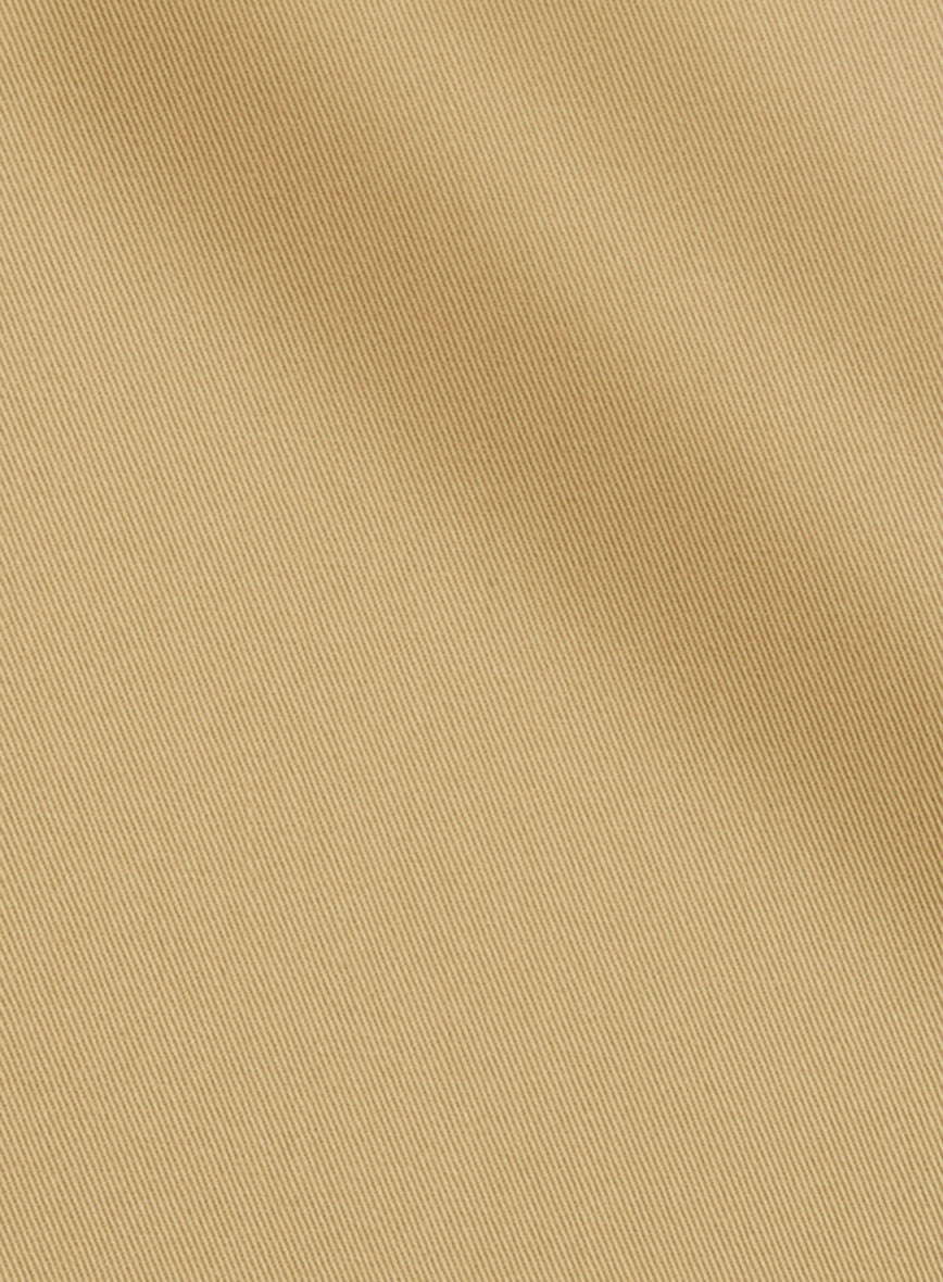 Light Khaki Napoli Stretch Lightweight Cotton Suit - StudioSuits