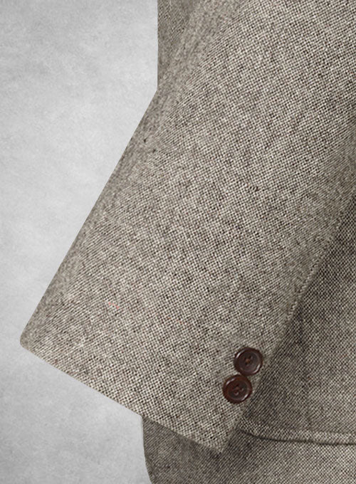 Light Weight Brown Tweed Danish Style Sports Coat - StudioSuits