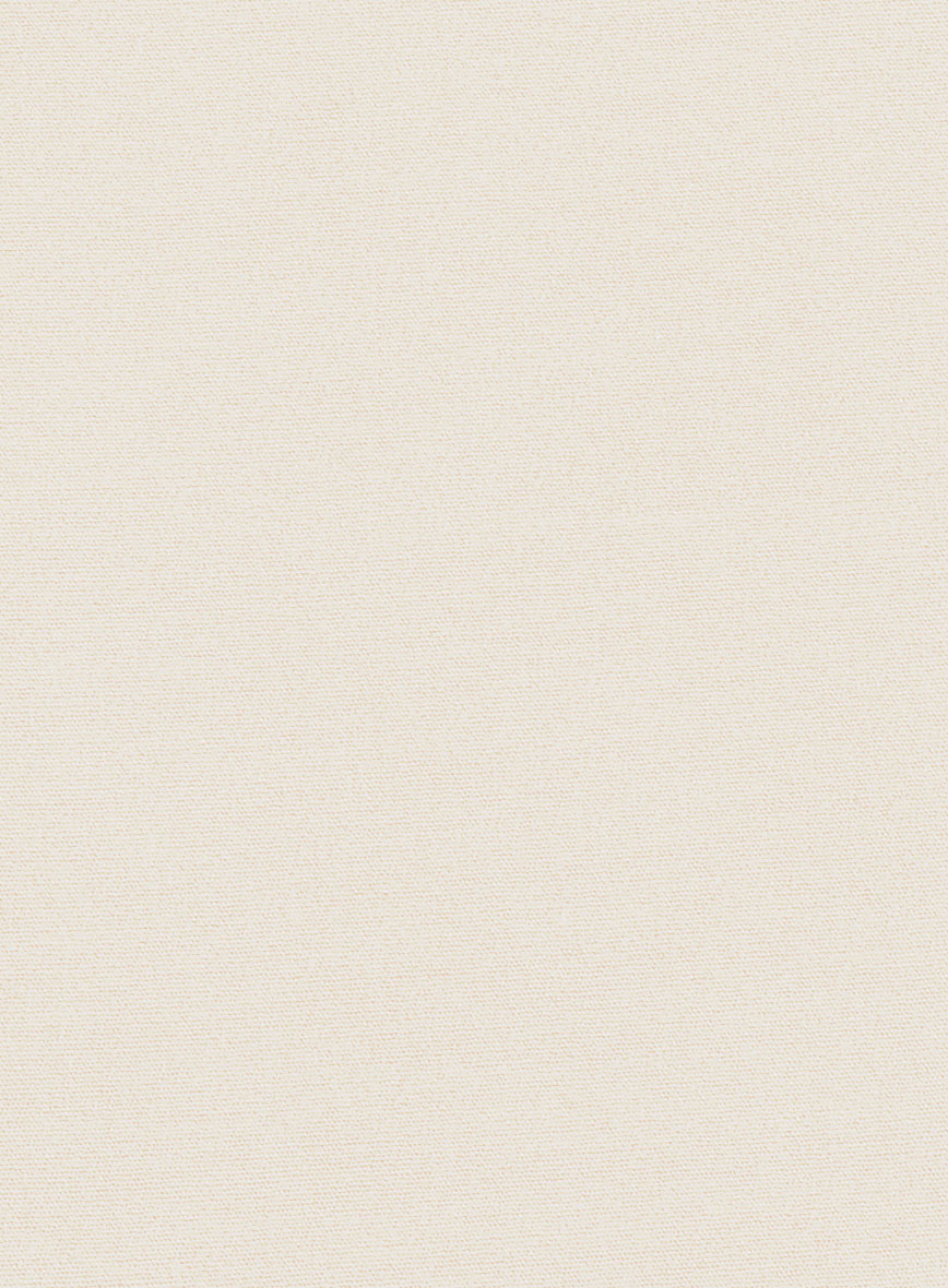 Light Beige Feather Cotton Canvas Stretch Suit - StudioSuits