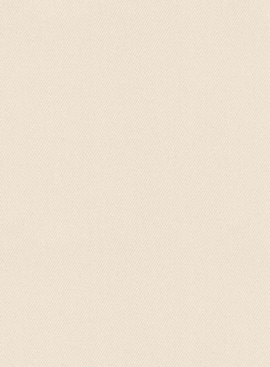 Light Beige Stretch Chino Pants - StudioSuits