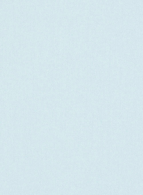 Light Blue Stretch Poplene Shirt - StudioSuits