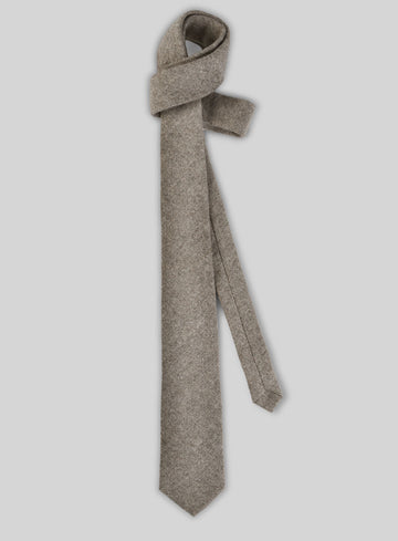 Tweed Tie - Light Brown Tweed - StudioSuits