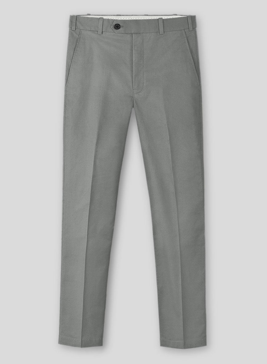 Light Gray Chino Pants - StudioSuits