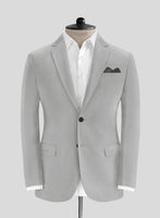 Light Gray Stretch Chino Jacket - StudioSuits