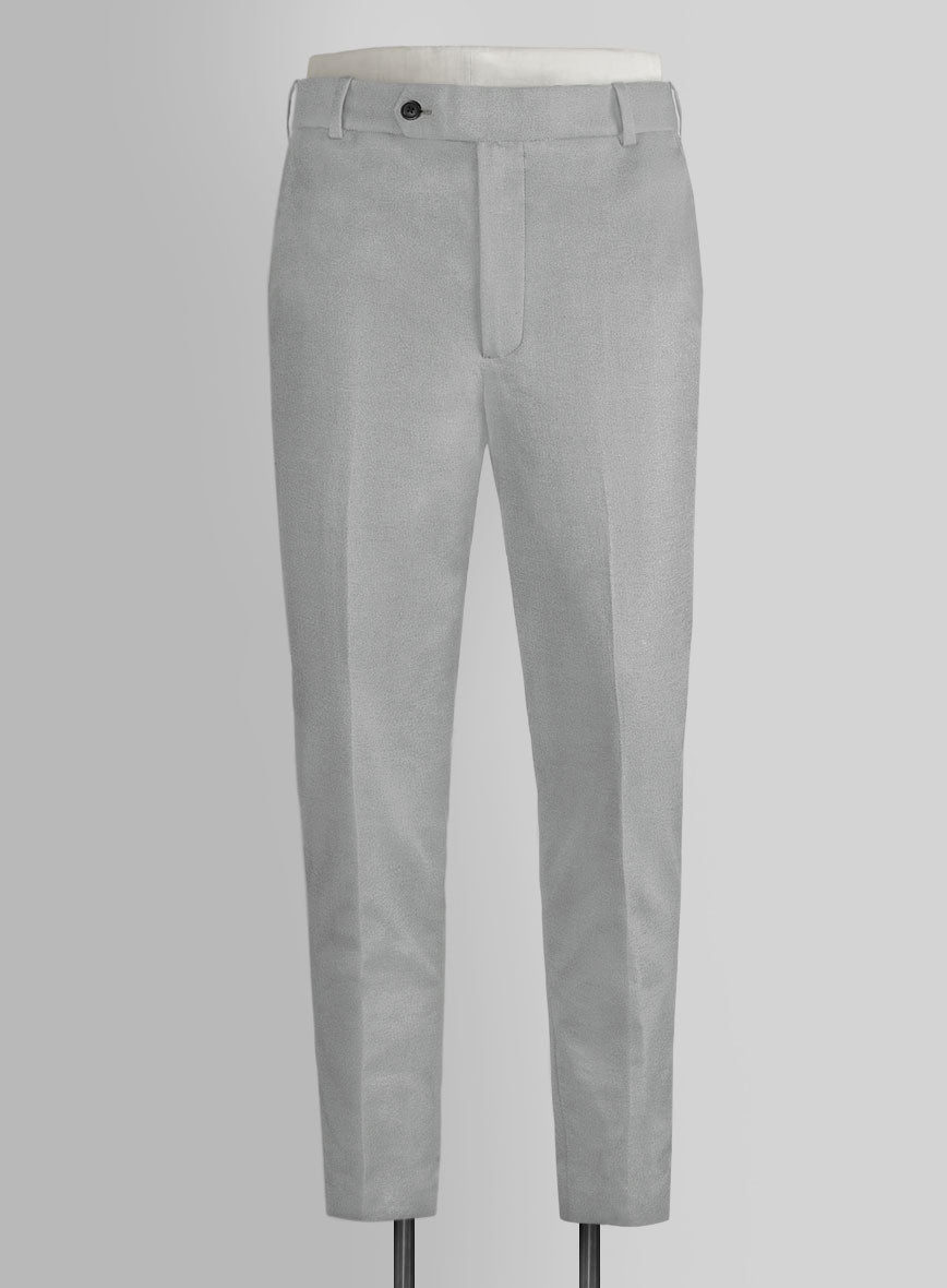 Light Gray Stretch Chino Suit - StudioSuits