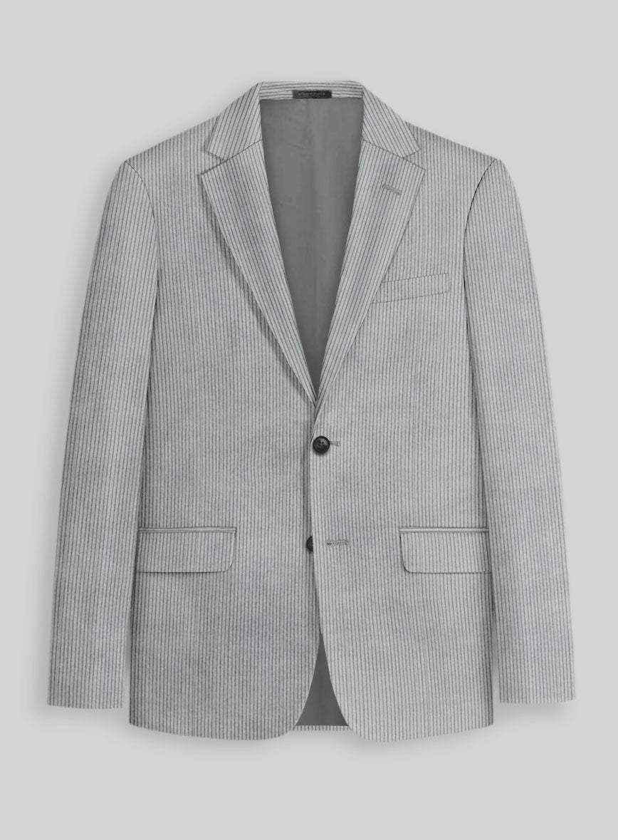Light Gray Corduroy Jacket - StudioSuits