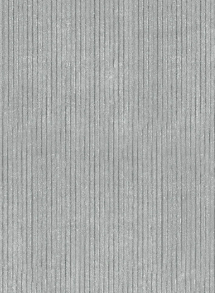 Light Gray Corduroy Pants - StudioSuits