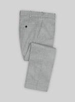 Light Gray Thick Corduroy Pants - StudioSuits