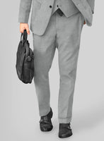 Light Gray Thick Corduroy Suit - StudioSuits