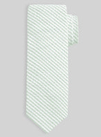 Light Green Seersucker Tie - StudioSuits