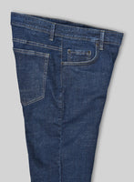 Light Indigo Stretch Denim Jeans - StudioSuits