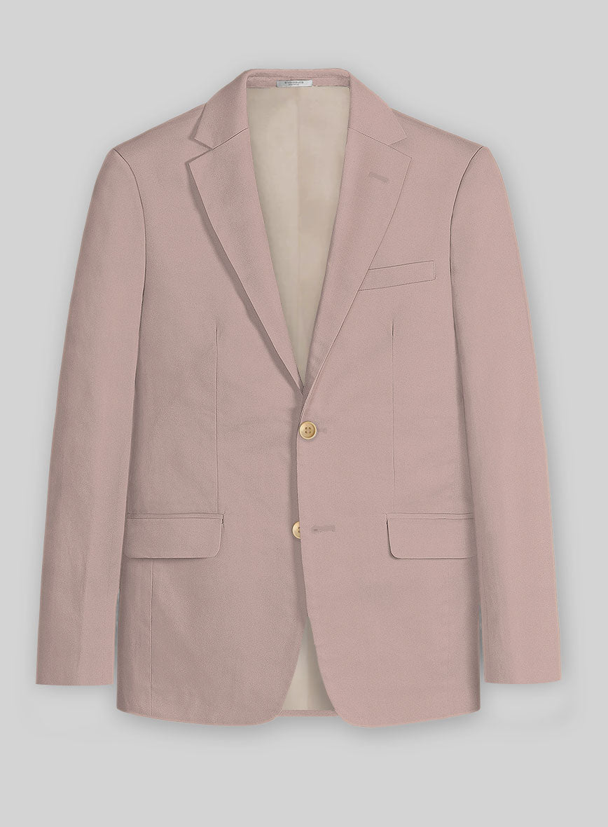 Light Mauve Stretch Chino Jacket - StudioSuits