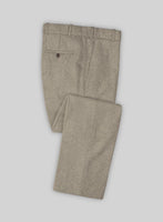 Light Weight Light Brown Tweed Pants - StudioSuits