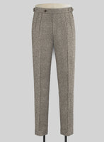Light Weight Brown Tweed Highland Trousers - StudioSuits