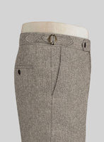 Light Weight Brown Tweed Highland Trousers - StudioSuits