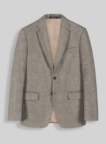 Light Weight Brown Tweed Jacket - StudioSuits