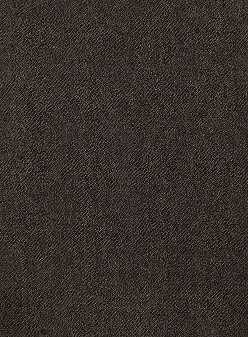 Light Weight Dark Brown Tweed Pants - StudioSuits