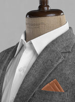 Light Weight Dark Gray Tweed Jacket - StudioSuits
