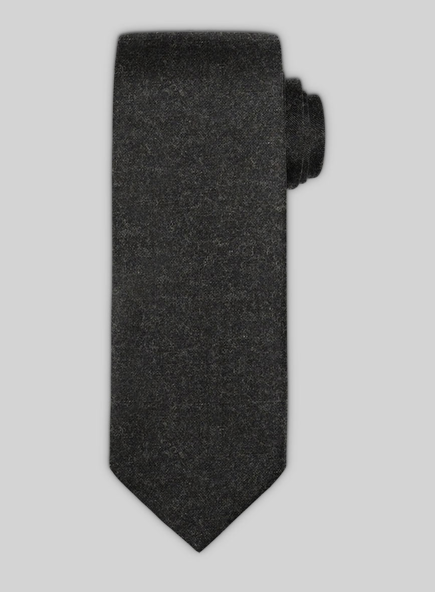 Tweed Tie - Hamburg Charcoal - StudioSuits