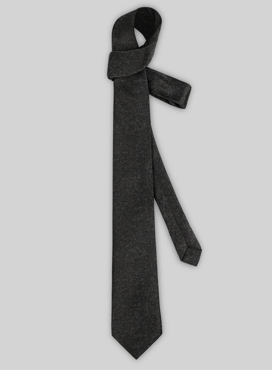 Tweed Tie - Hamburg Charcoal - StudioSuits