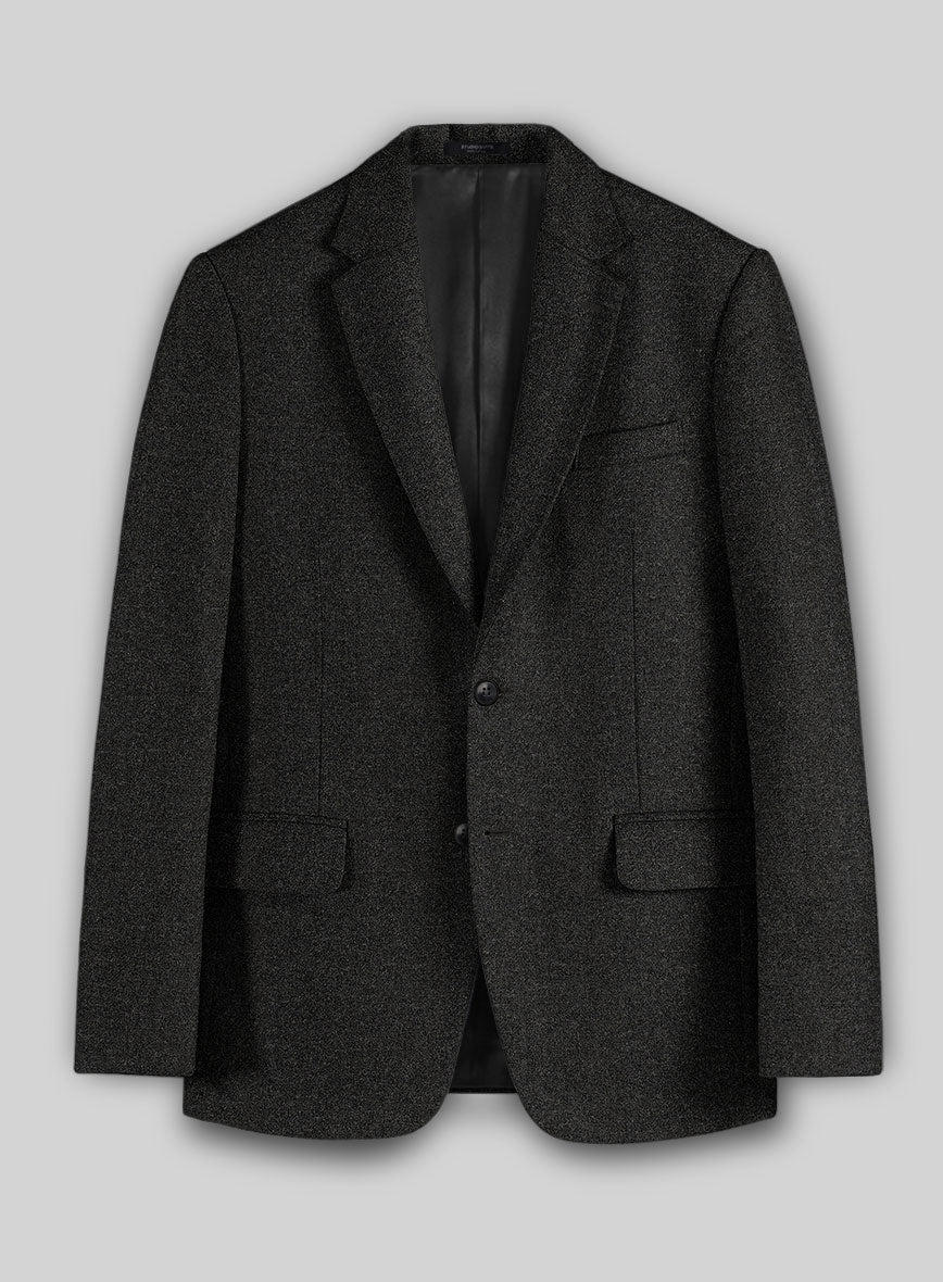 Light Weight Hamburg Charcoal Tweed Suit - StudioSuits