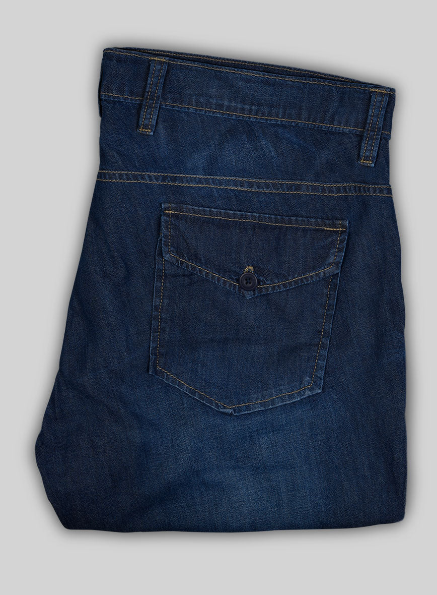 Light Weight Indigo Traveller Jeans - StudioSuits