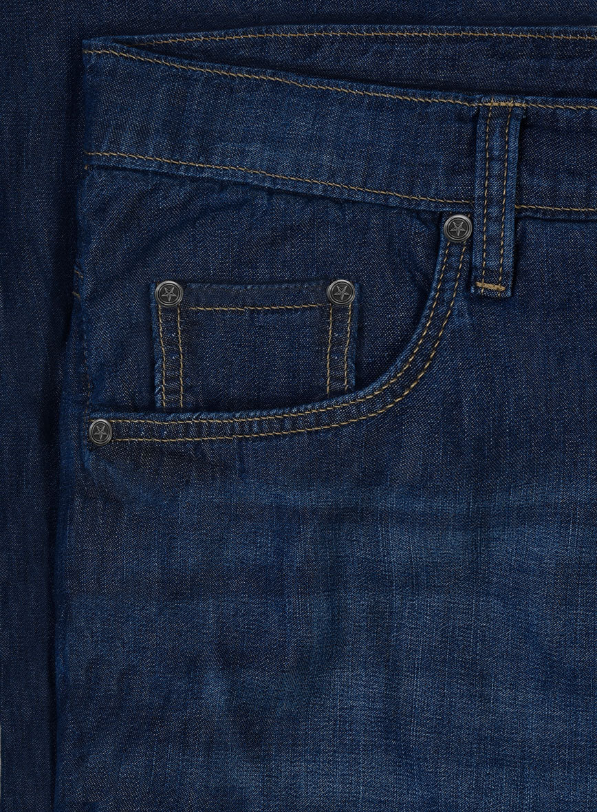 Light Weight Indigo Traveller Jeans - StudioSuits