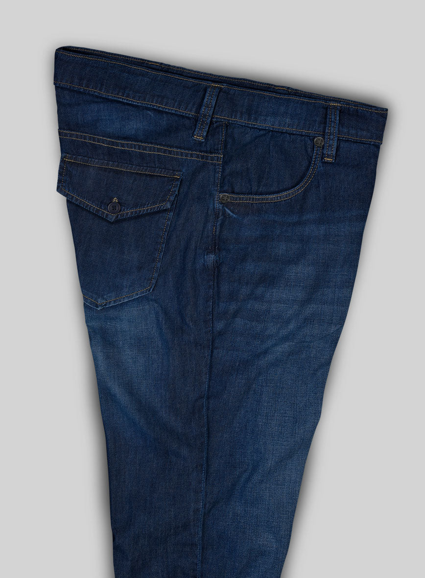 Light Weight Indigo Traveller Jeans - StudioSuits