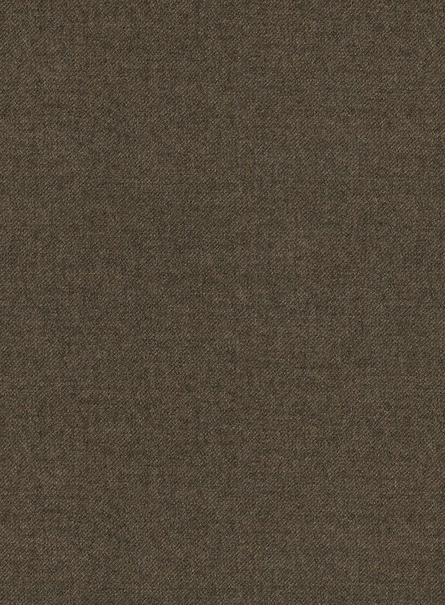 Light Weight Rust Brown Tweed Pea Coat - StudioSuits