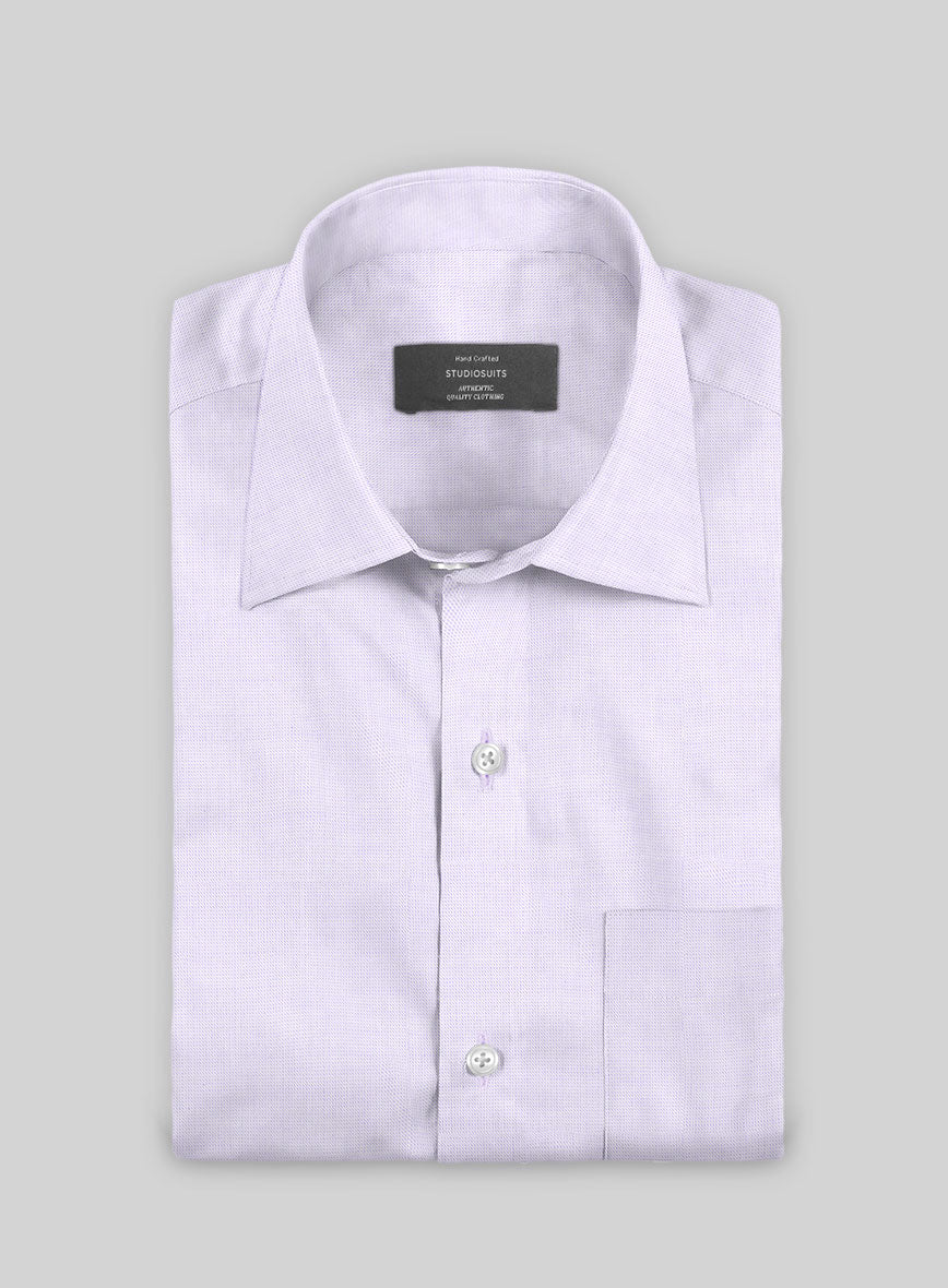 Lilac Hush Cotton Shirt - StudioSuits