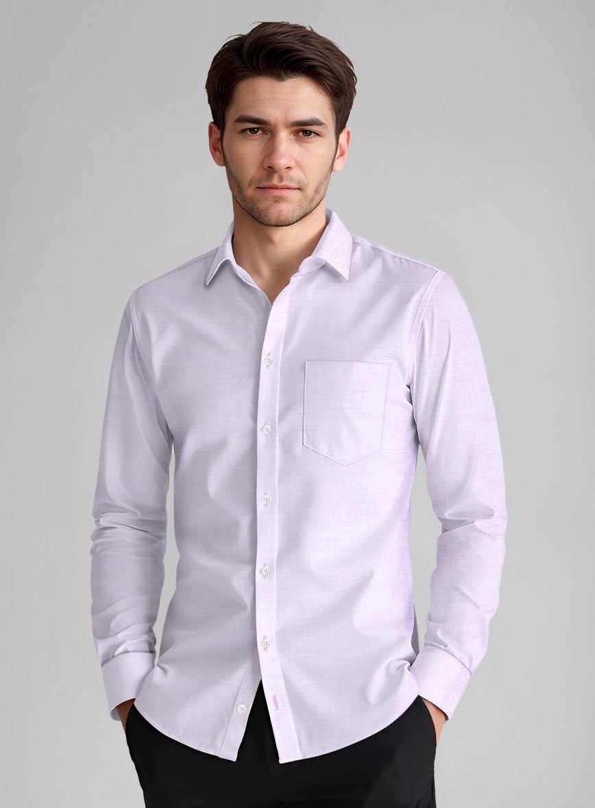 Lilac Hush Cotton Shirt - StudioSuits