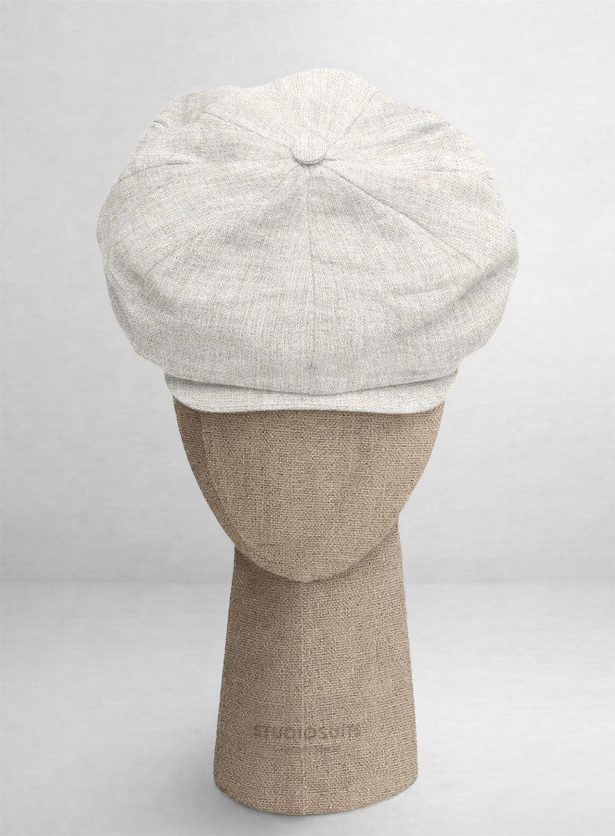 Linen Newsboy Cap - StudioSuits