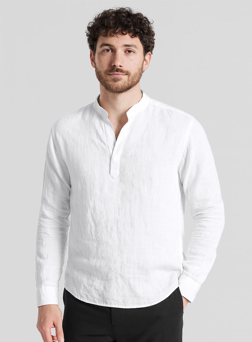 Linen Overhead Shirt - StudioSuits