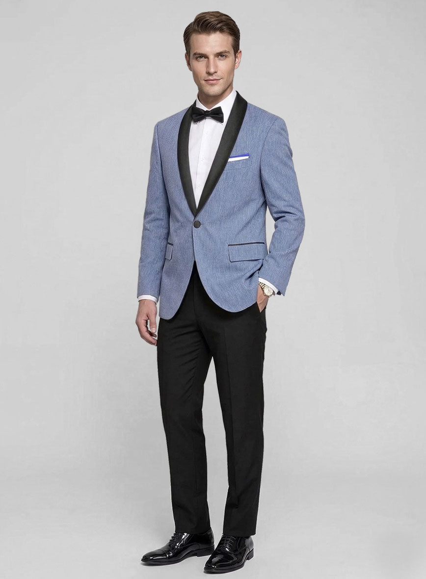Linen Tuxedo Jacket - StudioSuits