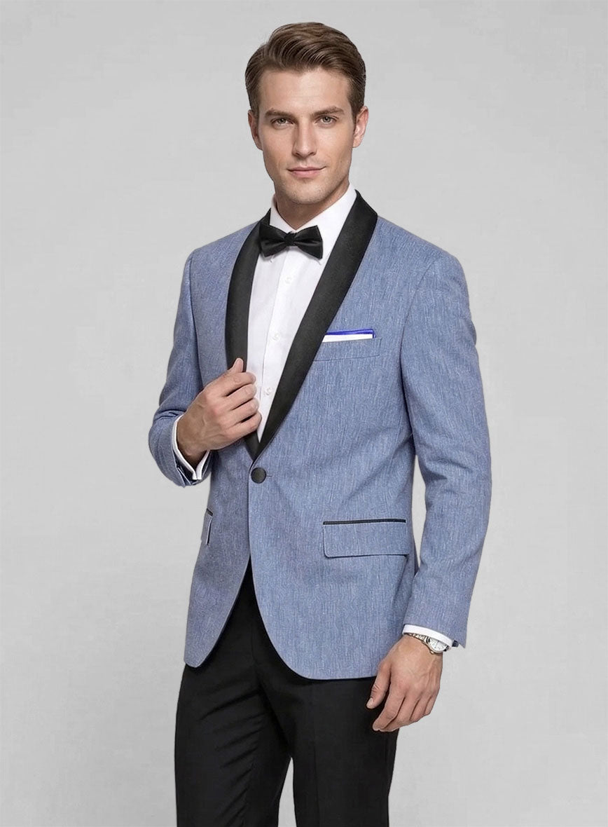 Linen Tuxedo Jacket - StudioSuits